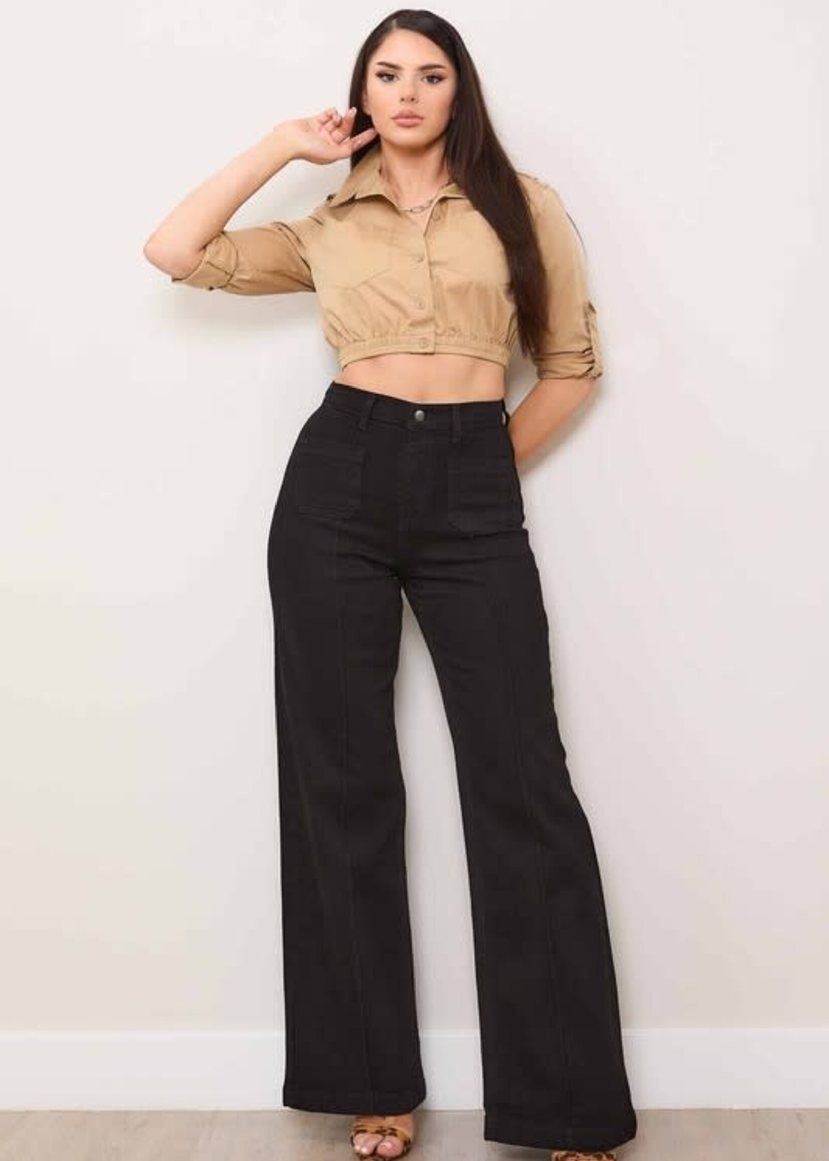 Biggest Fan High Rise Black Denim