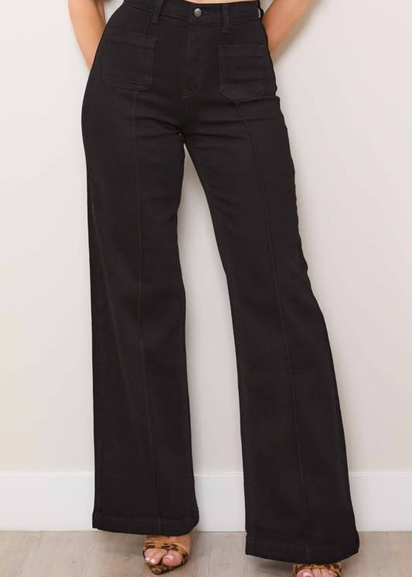 Biggest Fan High Rise Black Denim