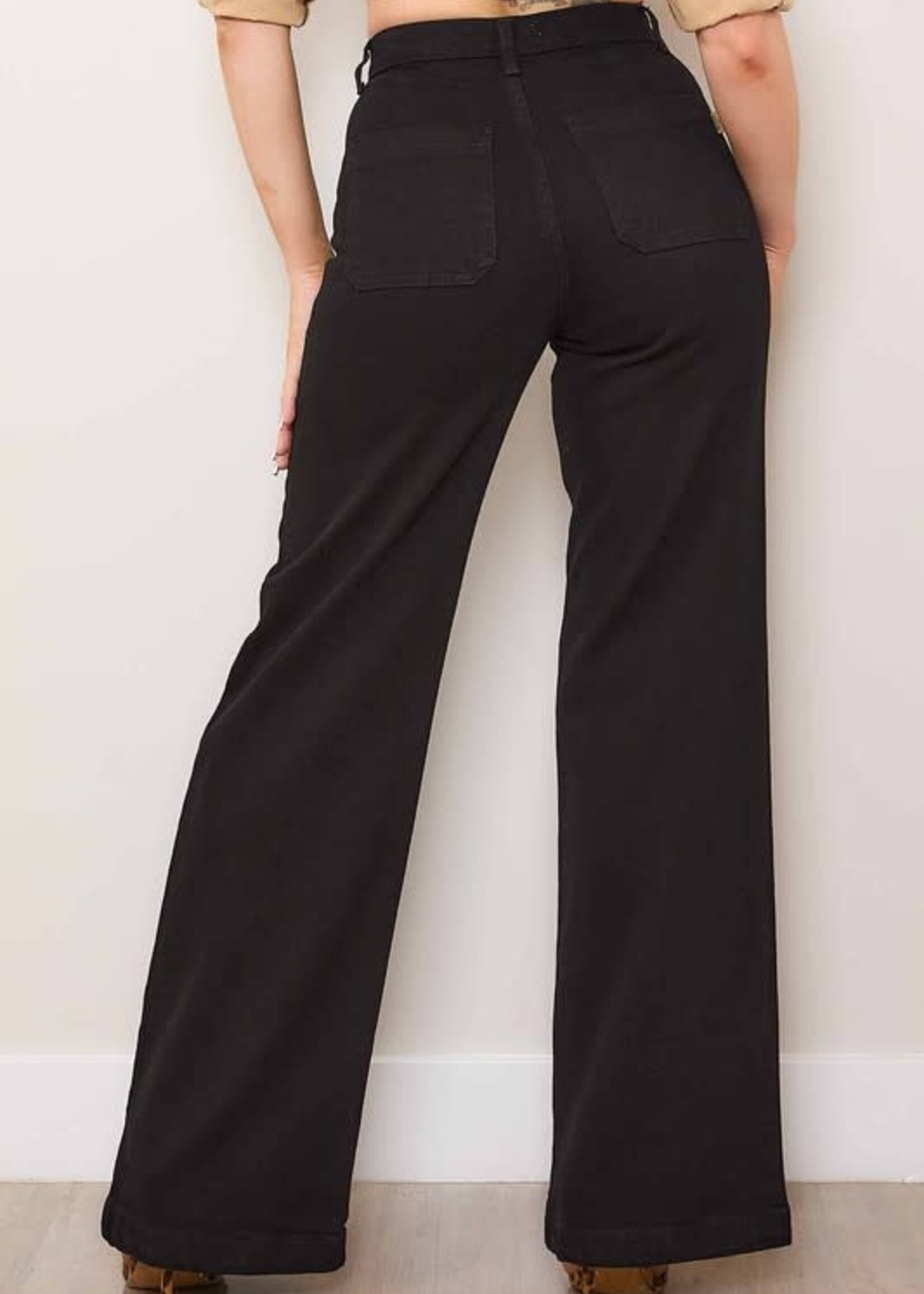 Biggest Fan High Rise Black Denim