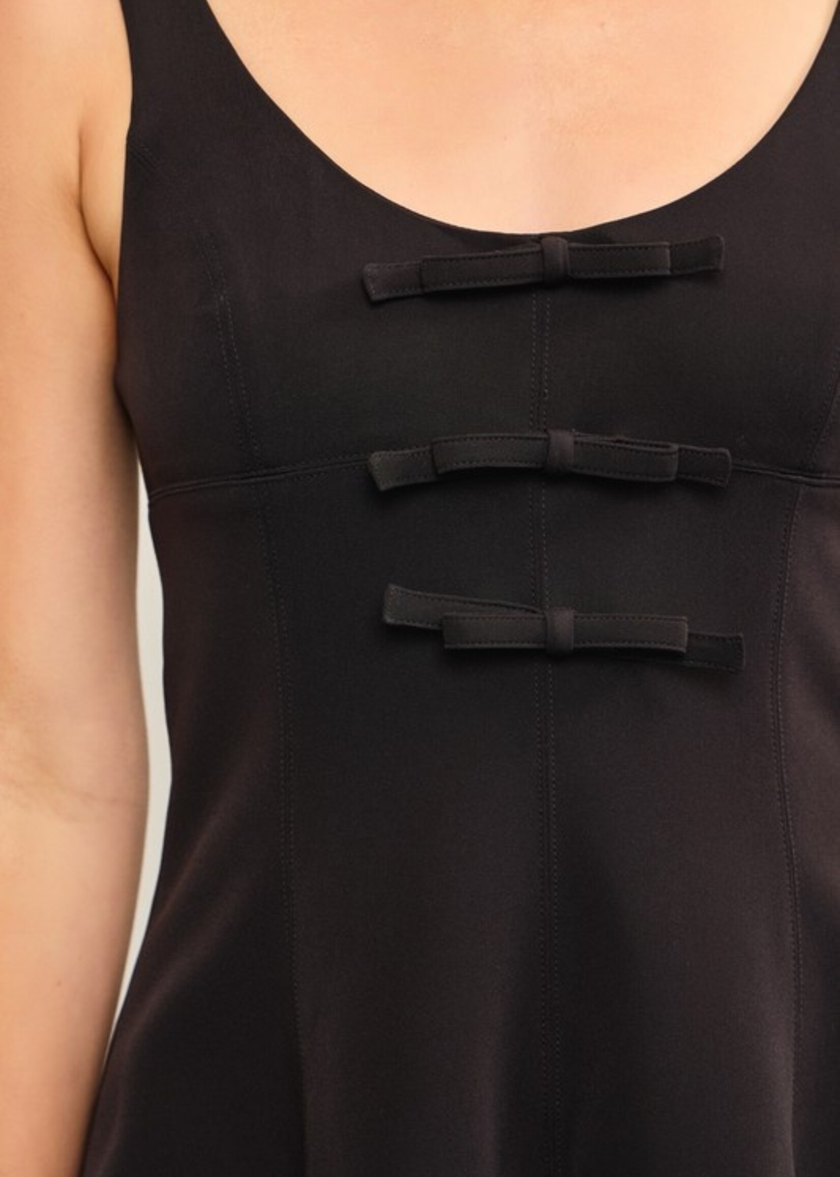 Cute Little Black Bow Dress