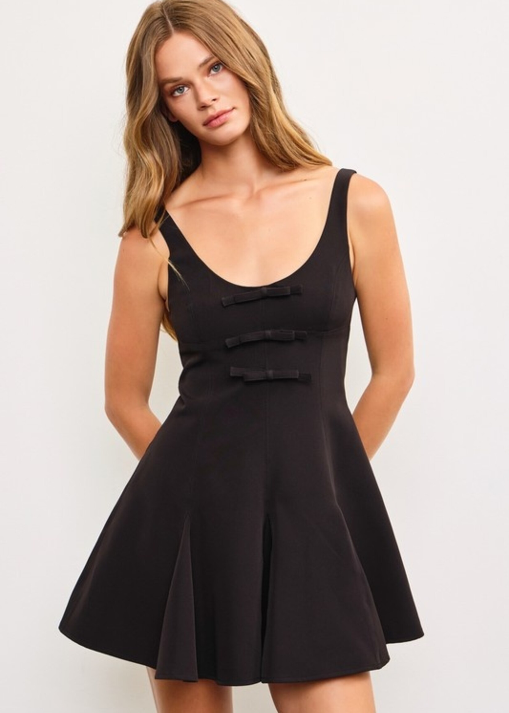Cute Little Black Bow Dress