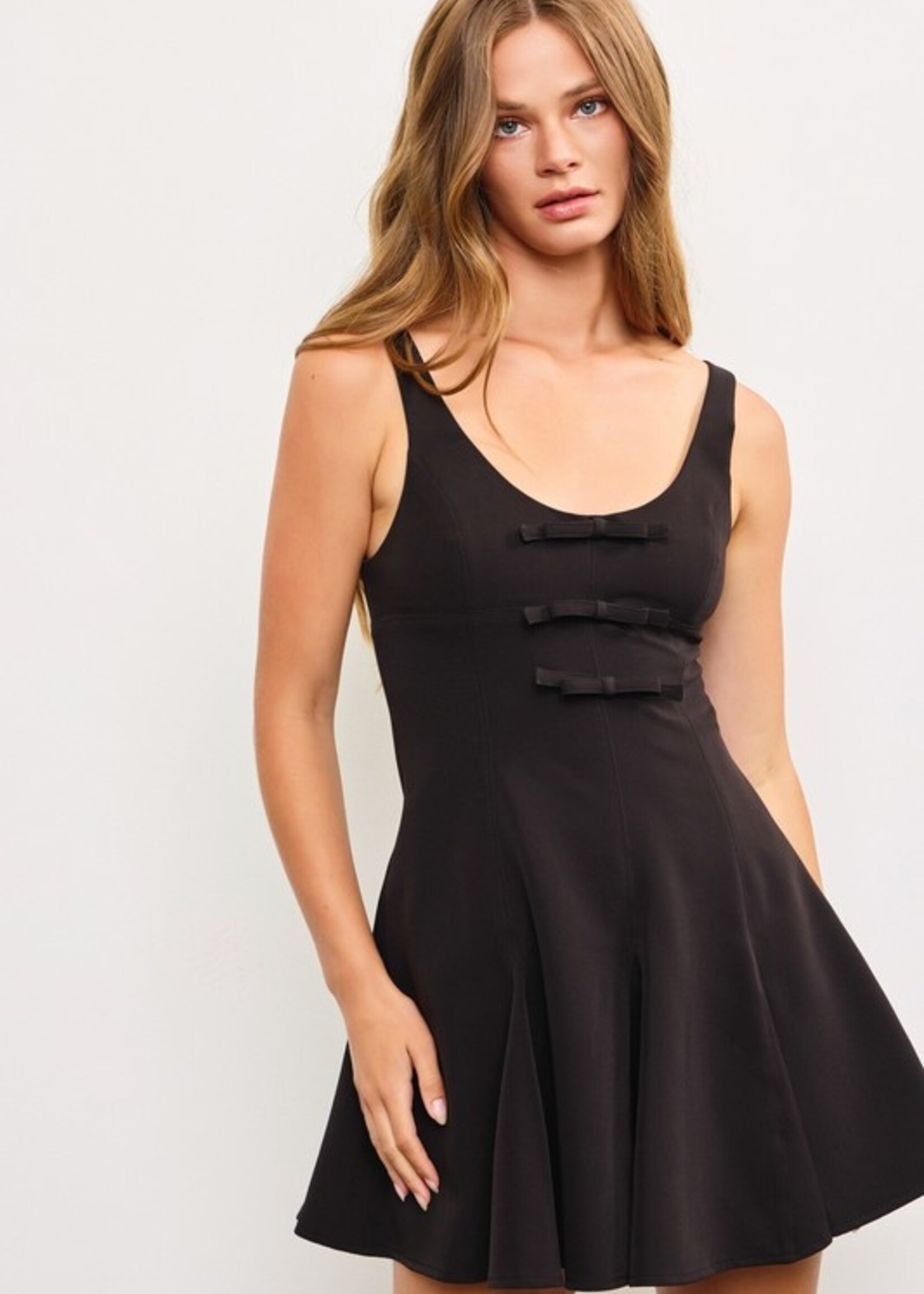 Cute Little Black Bow Dress