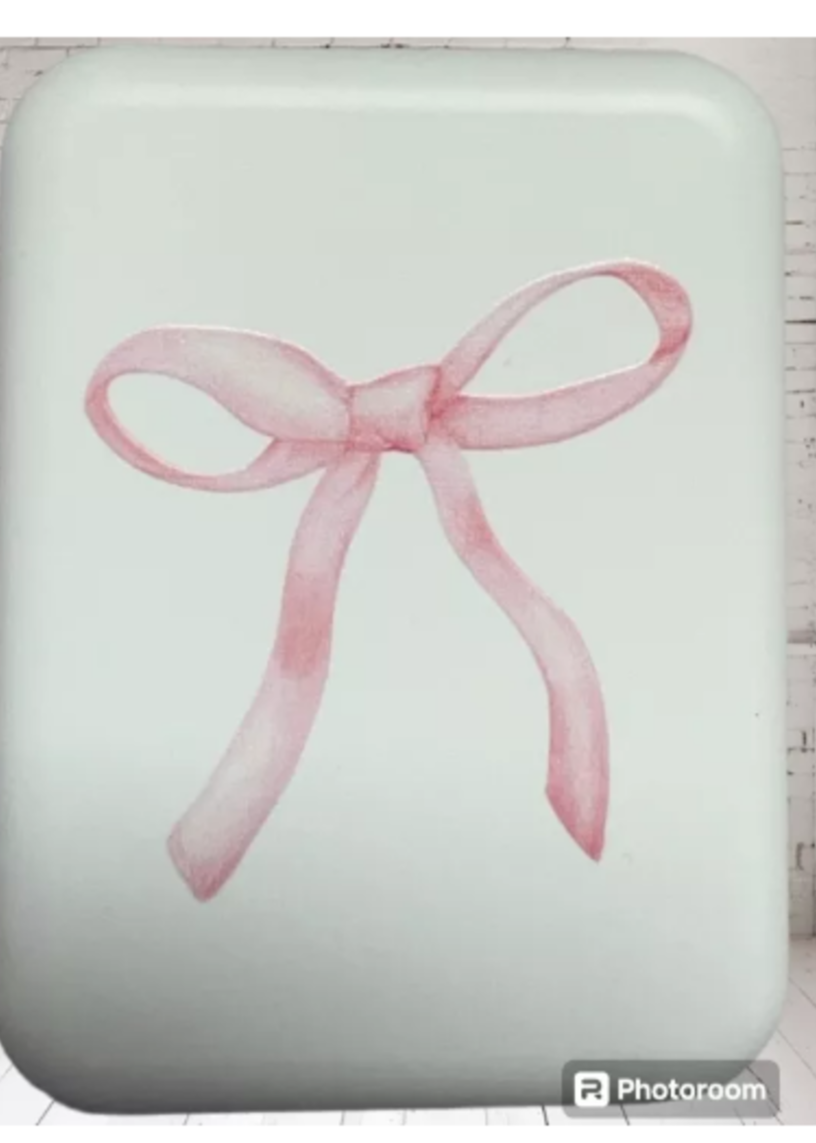 Lighted Bow Cosmetic Mirror