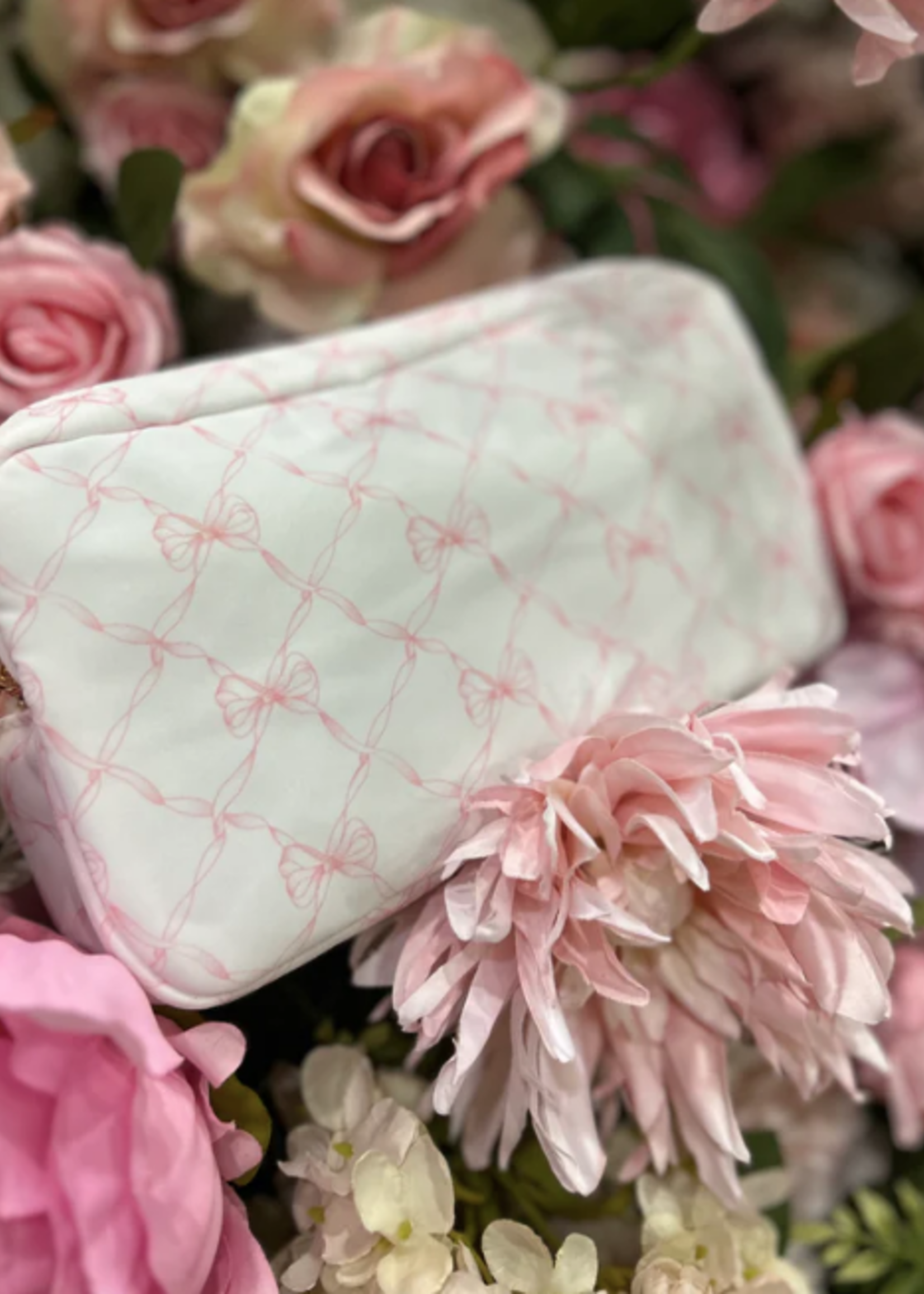 Medium Bow Cosmetic Bag