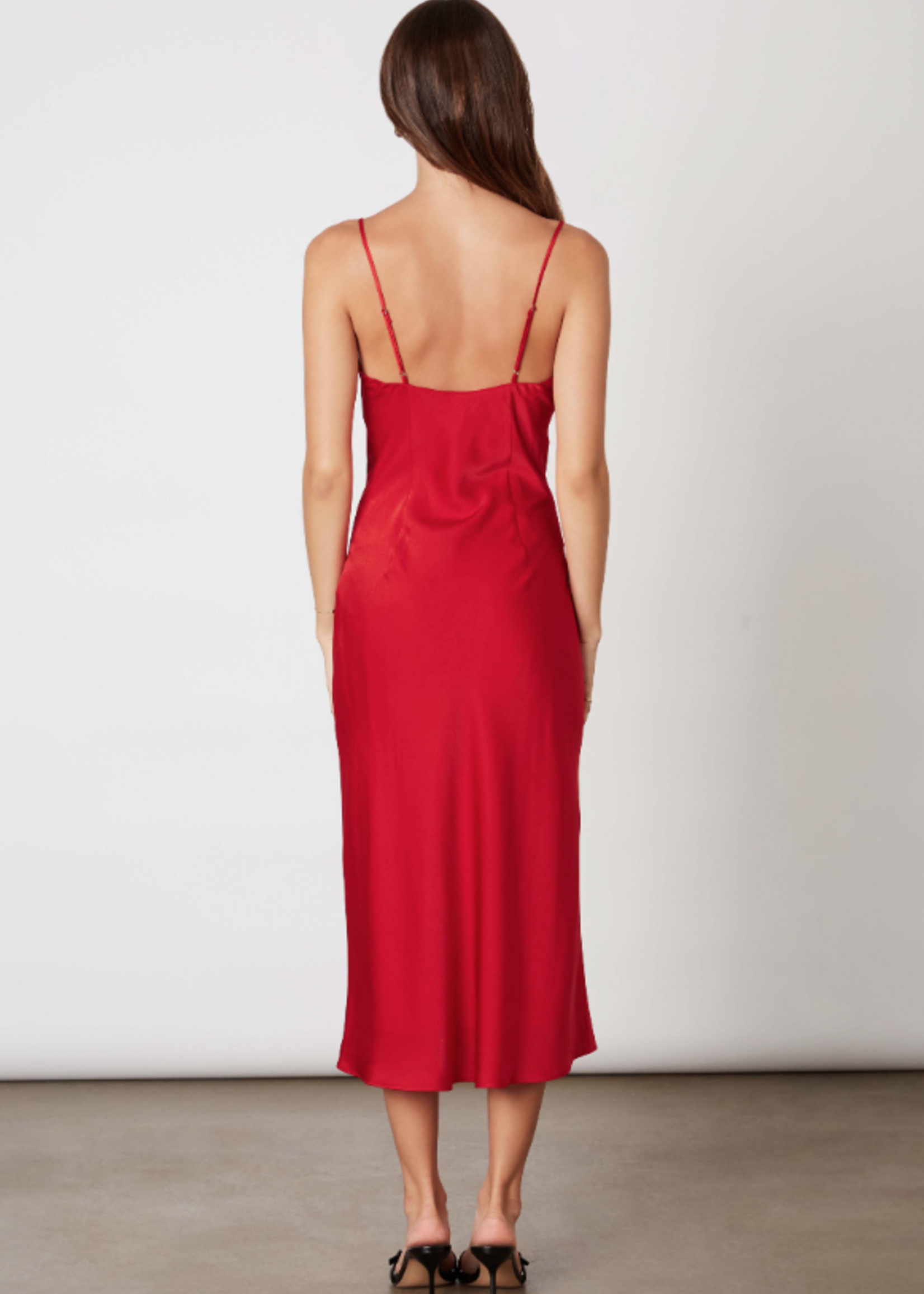 Make It Satin Midi Dress (3 Colors)