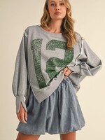 Denim Bubble Skirt