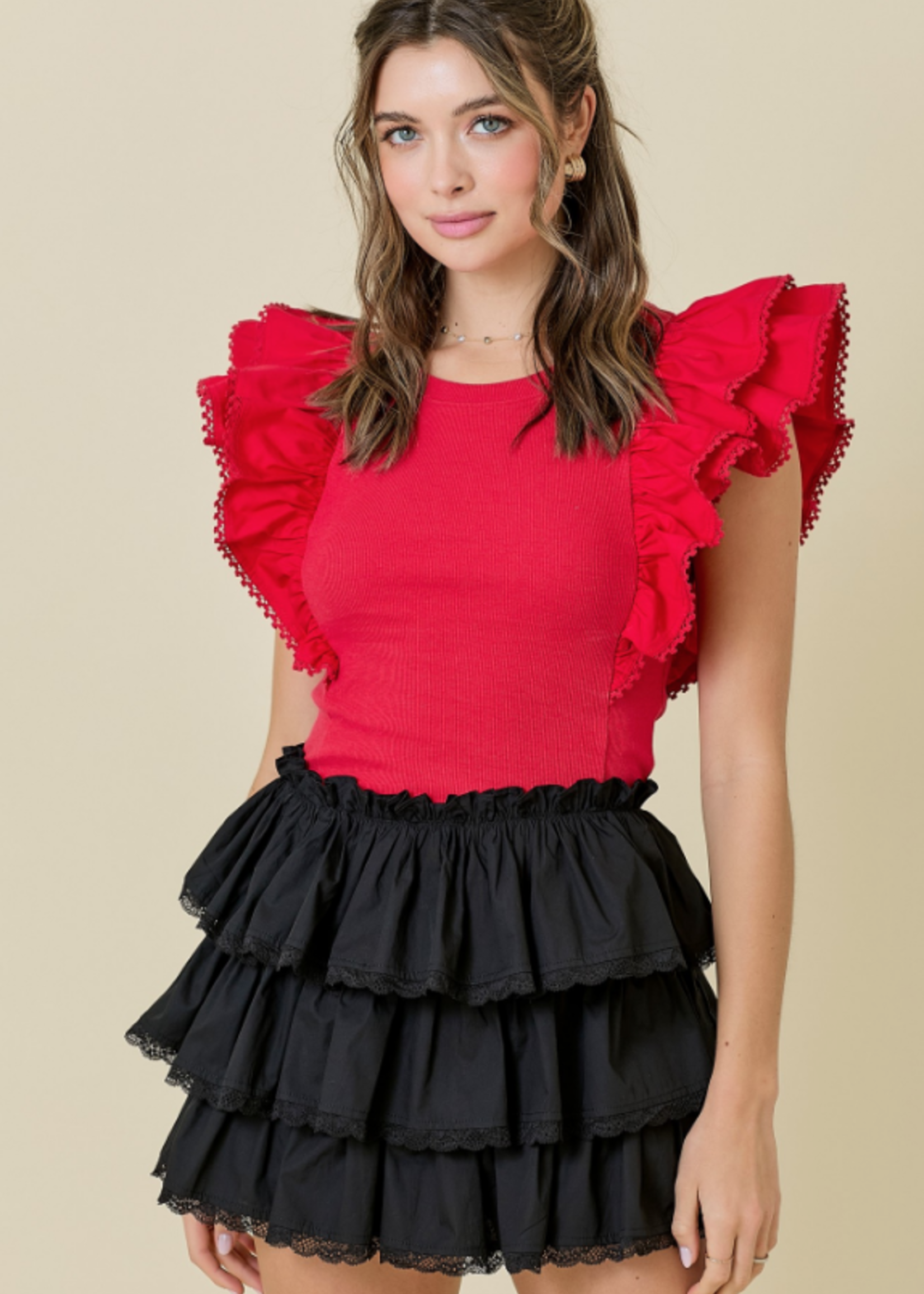 Touch Of Lace Skort (4 Colors)