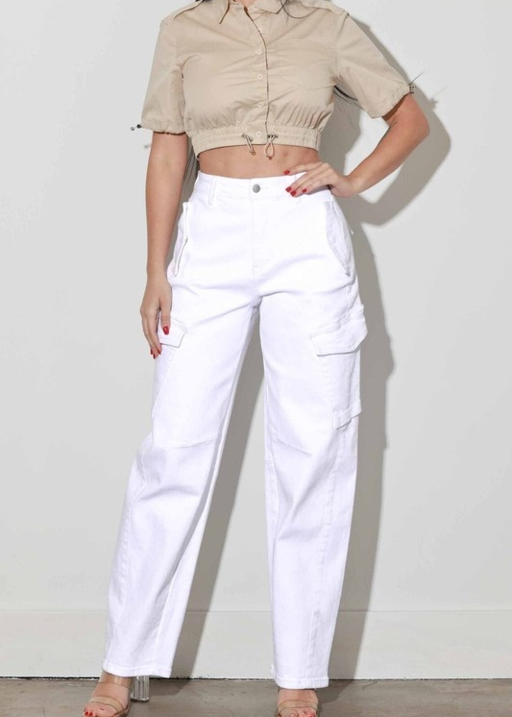 Barrell Cargo White Denim
