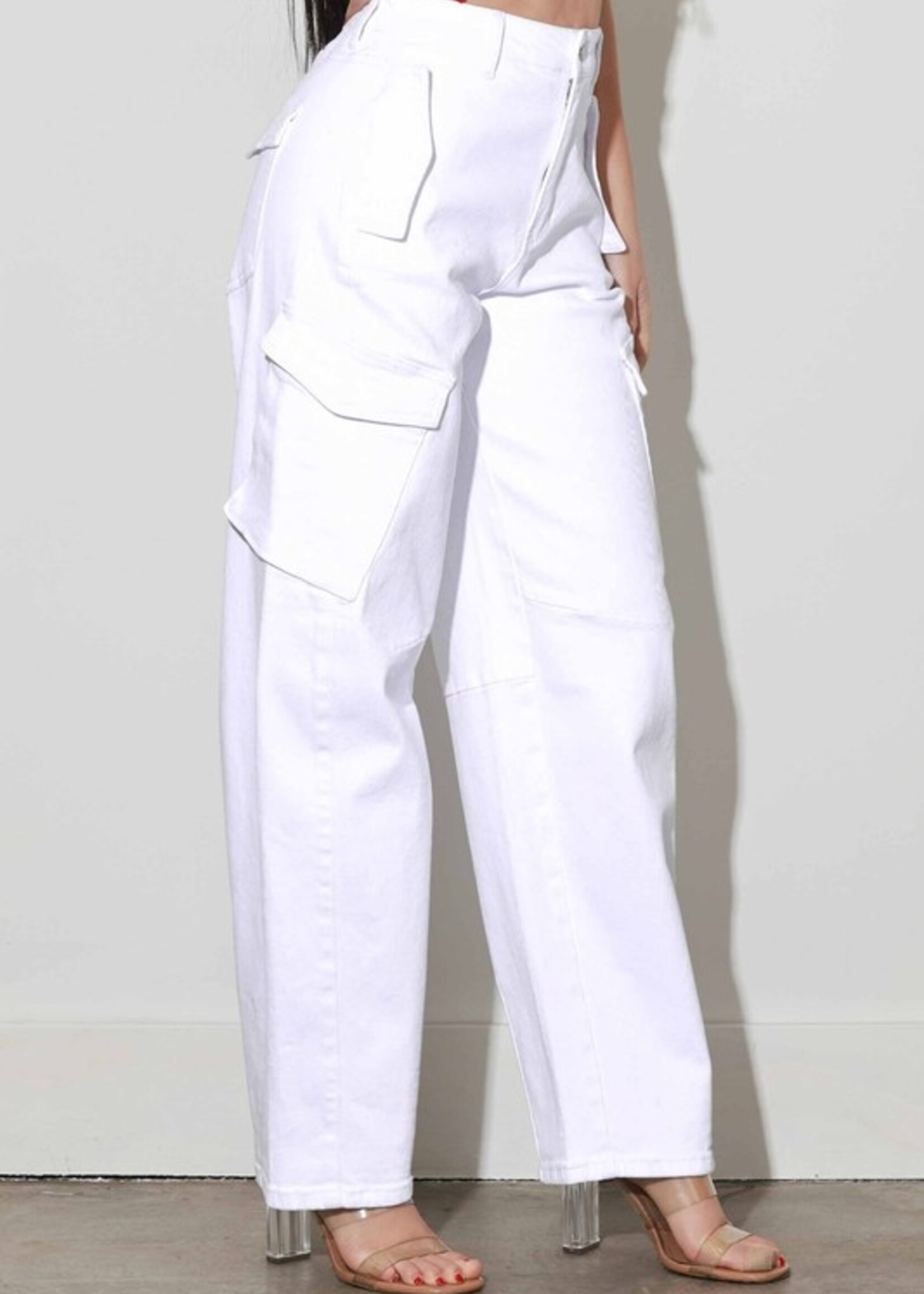 Barrell Cargo White Denim