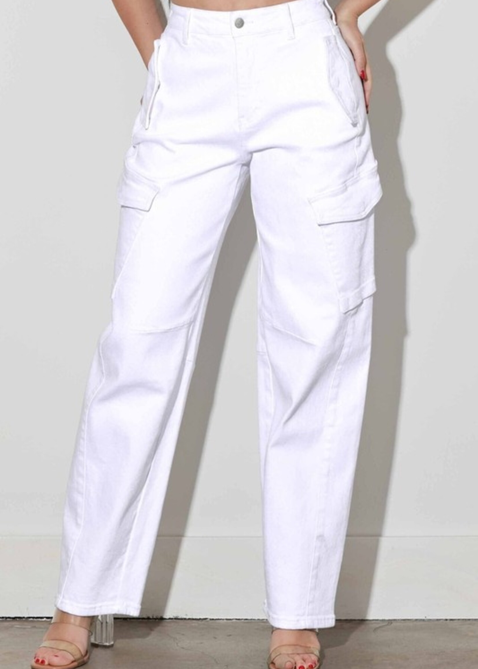 Barrell Cargo White Denim