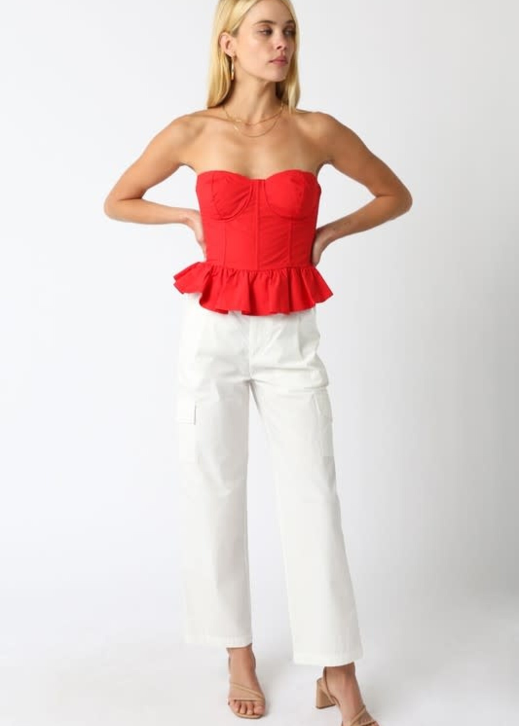 Pretty Peplum Top (5 Colors)