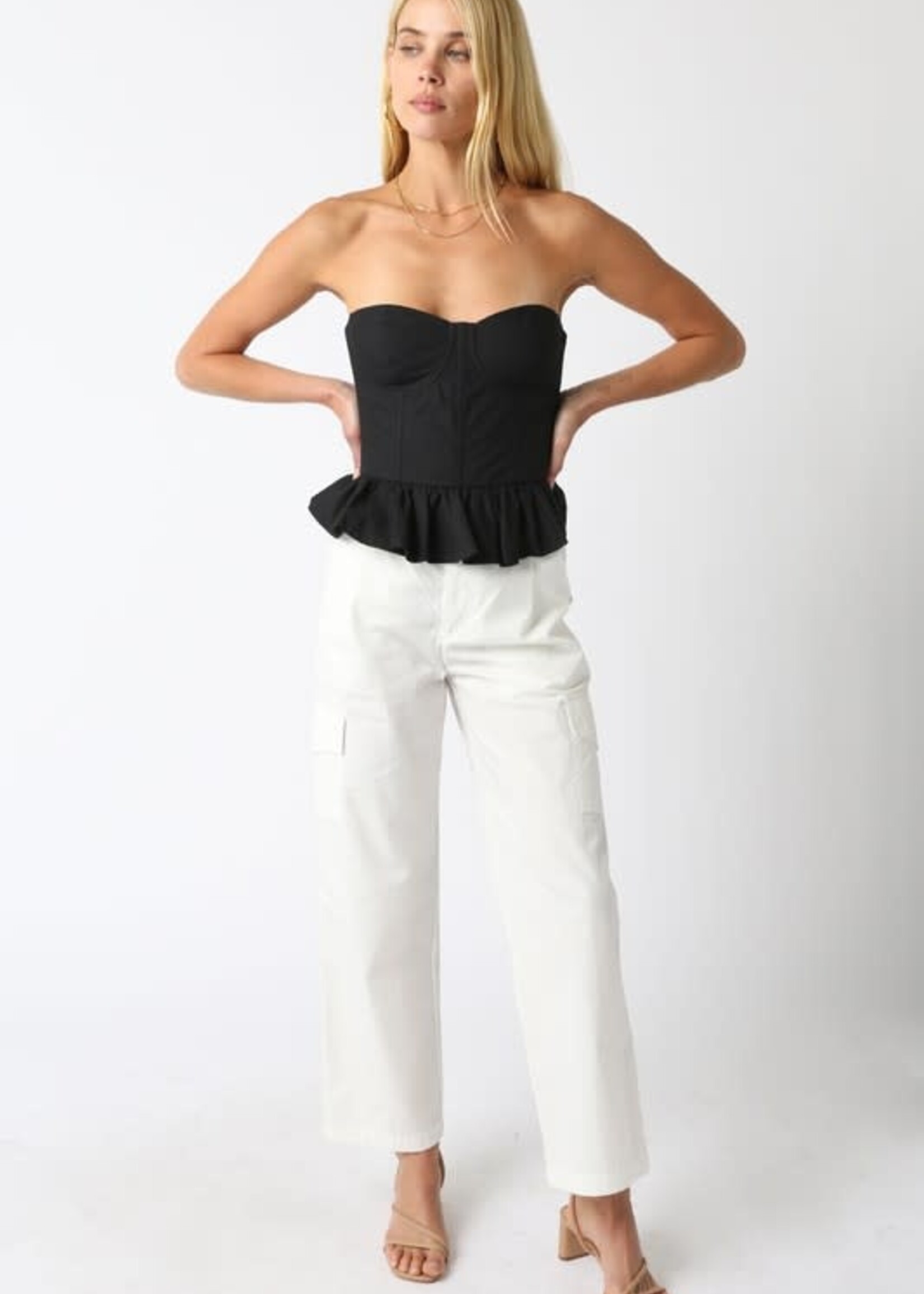Pretty Peplum Top (5 Colors)