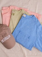 Bring It On Blue Washed Top