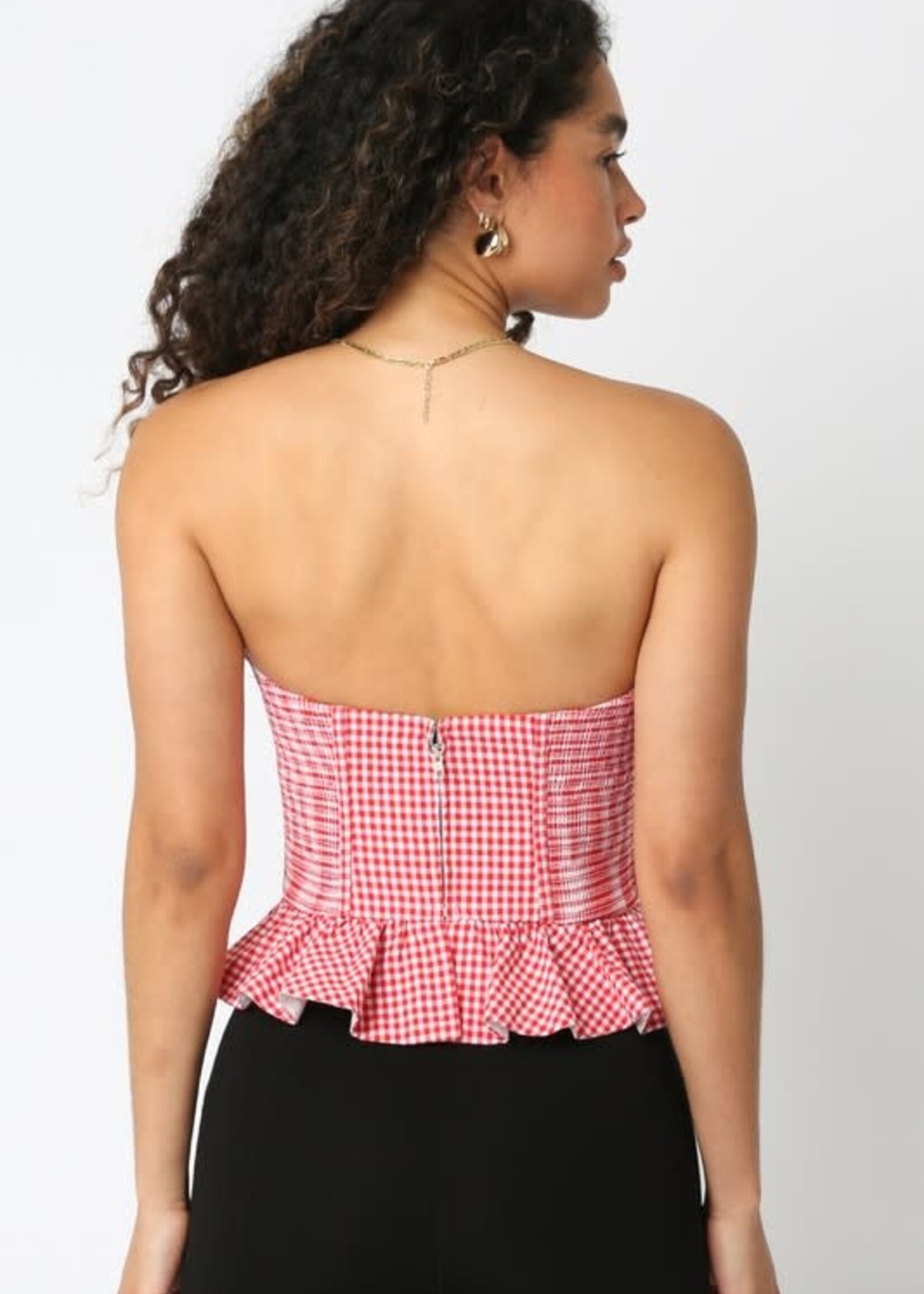 Check Me Out Peplum Top (2 Colors)