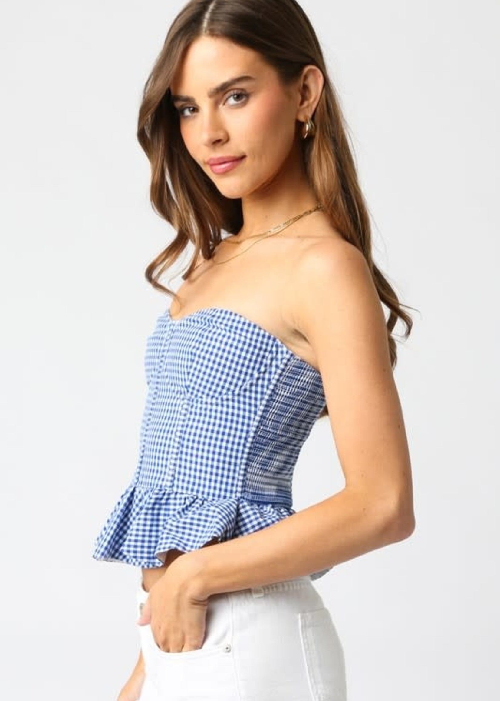 Check Me Out Peplum Top (2 Colors)