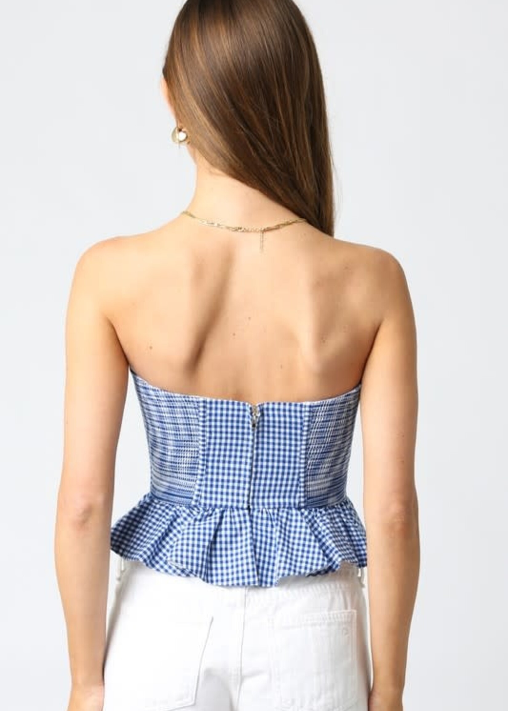 Check Me Out Peplum Top (2 Colors)