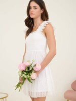 Chffon Ruffle Dress (4 Colors)