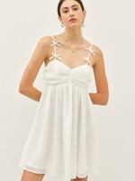 Little White Bow Detail Dress