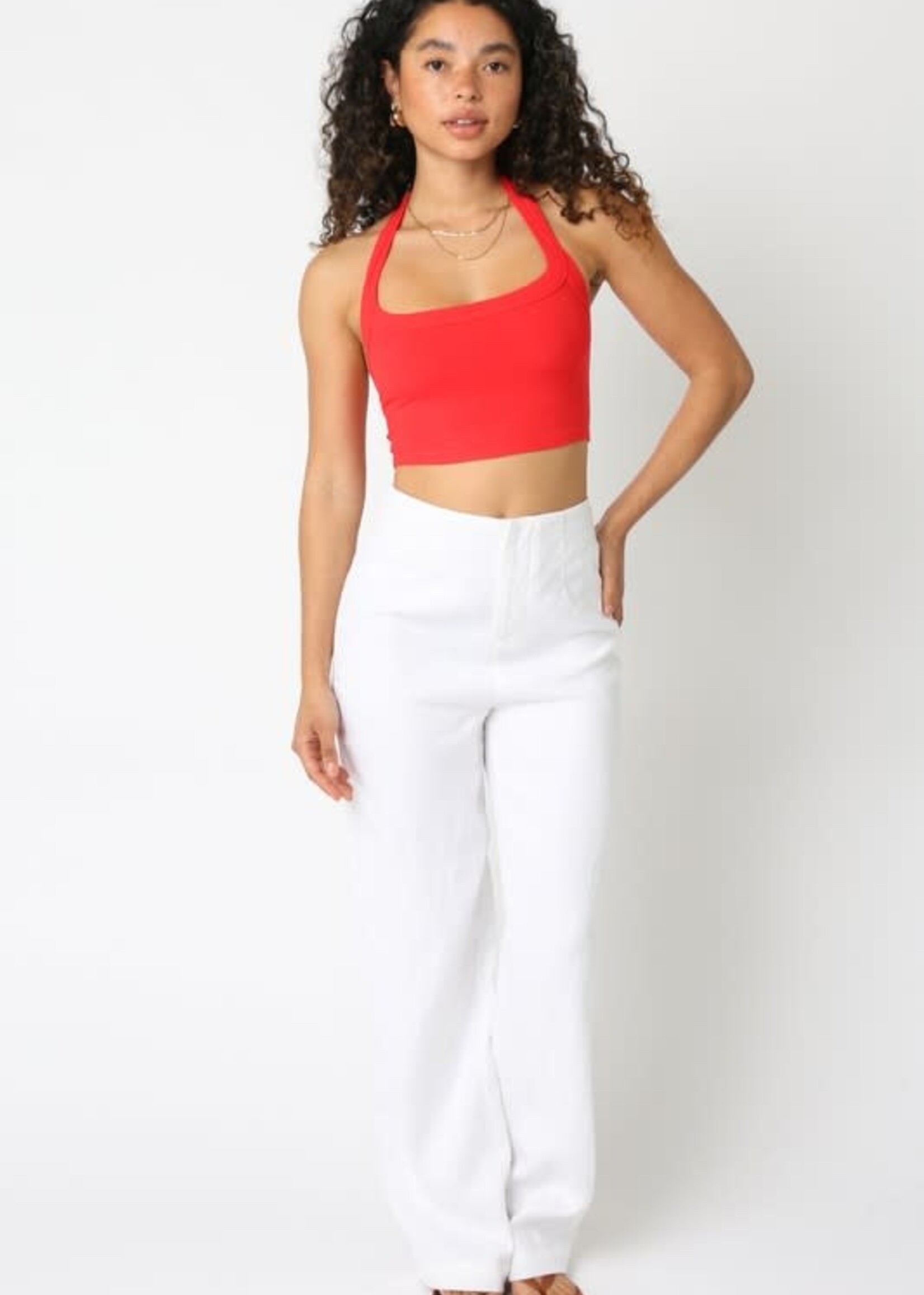Easy Breezy White Linen Pants