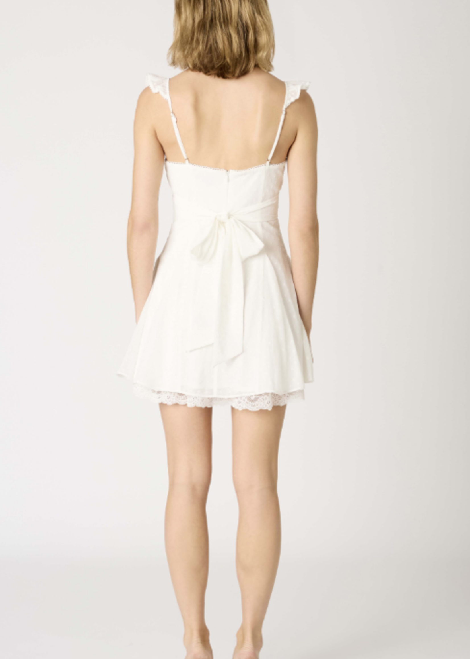 Touch of Lace White Dress