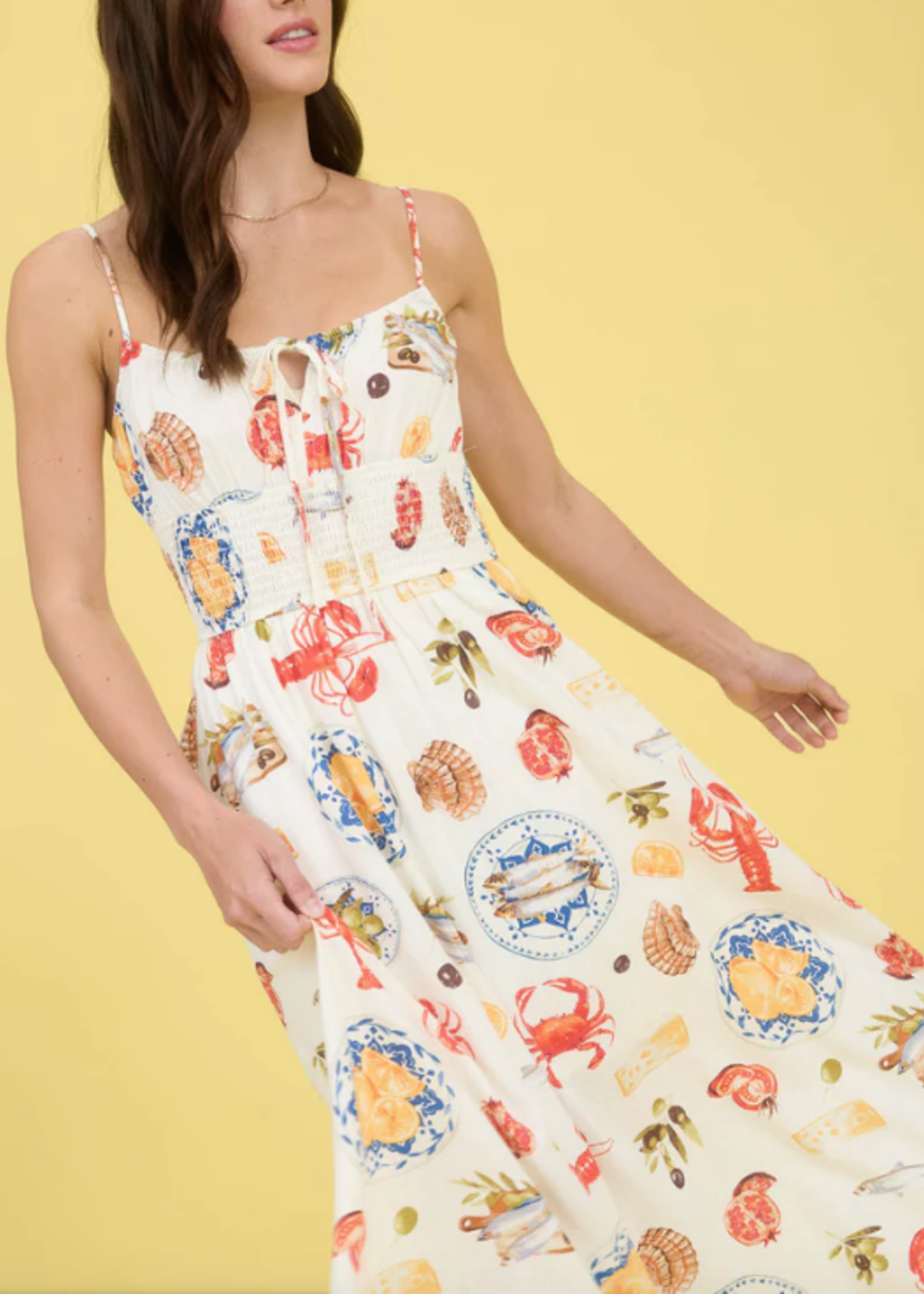 Seaside Summer Midi Dress
