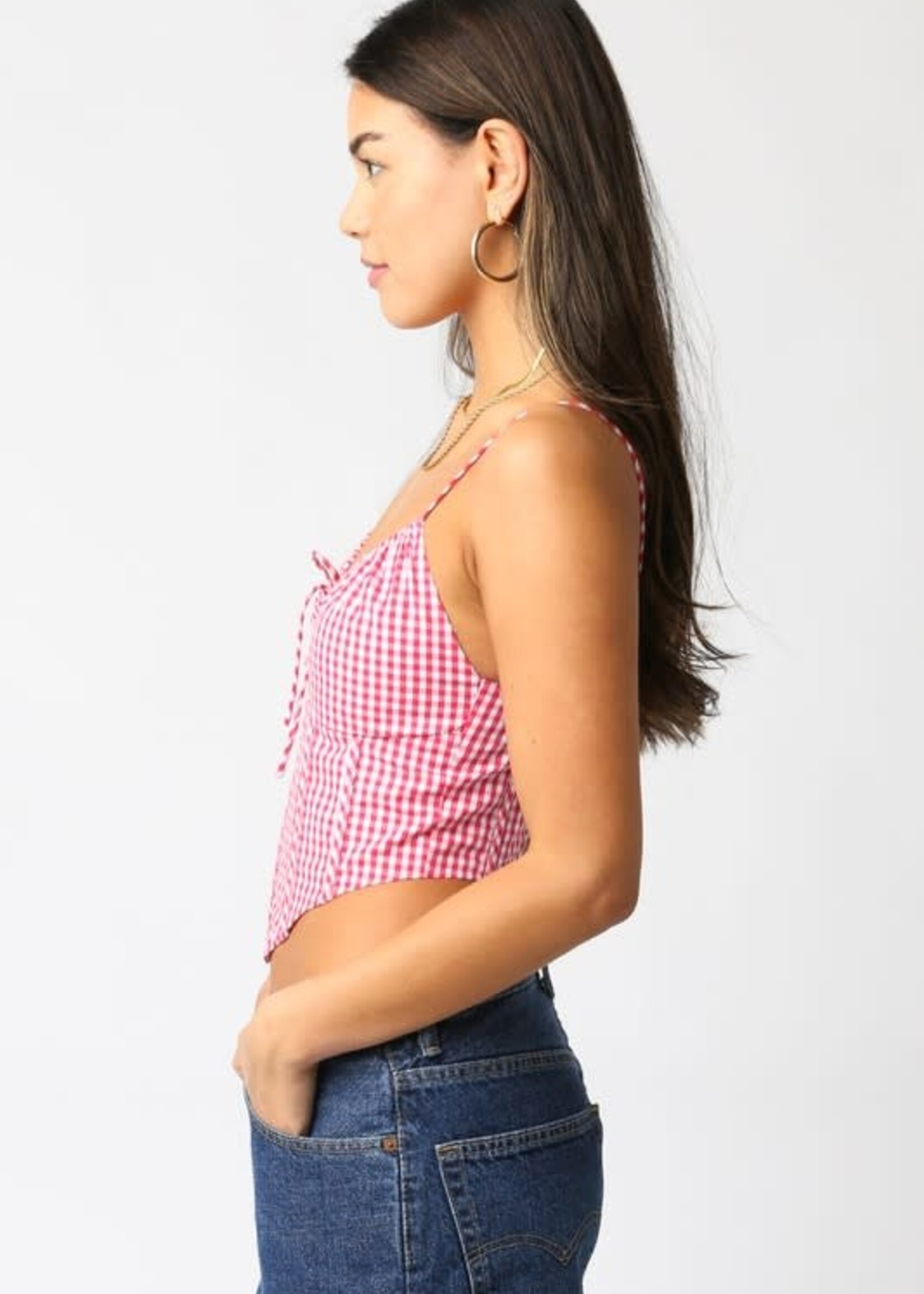 Cutie Gingham Corset Top