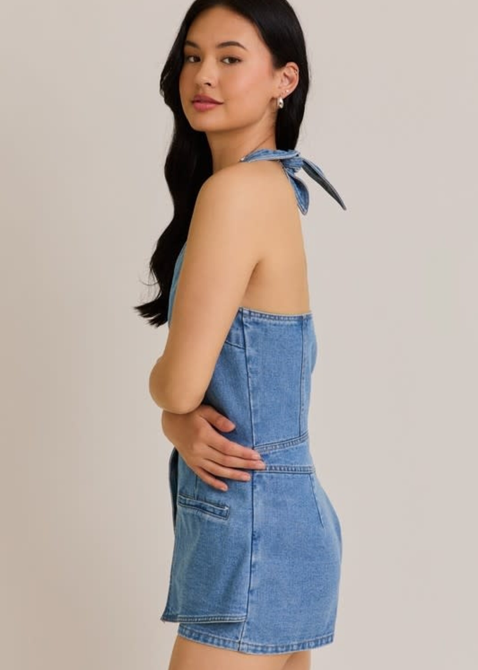 Roundup  Denim Romper