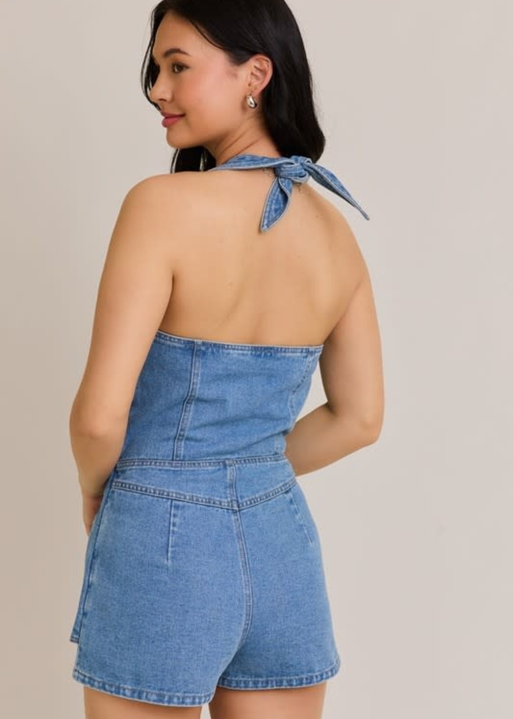 Roundup  Denim Romper