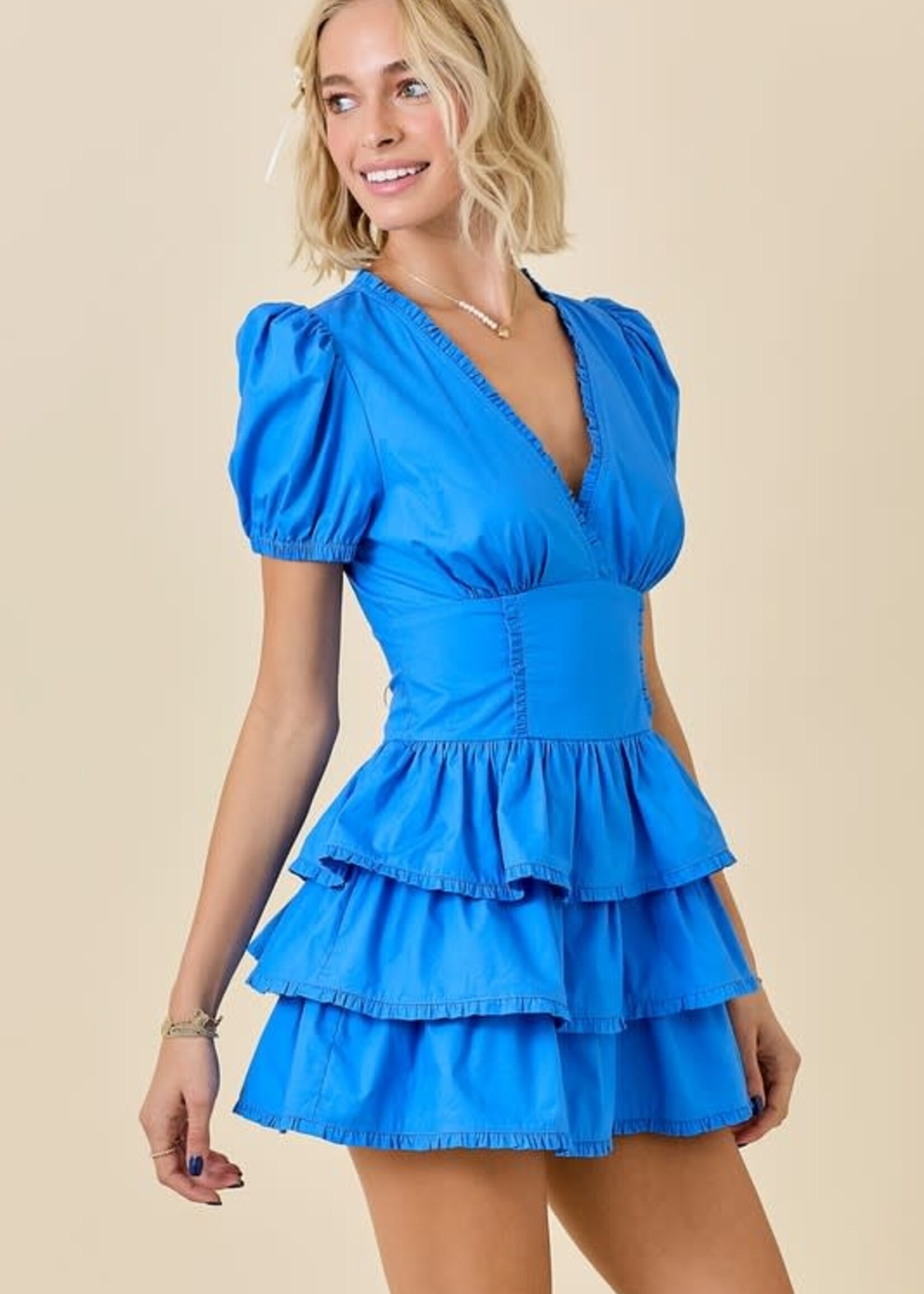 Brighten Up Blue Romper