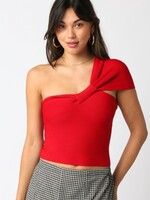 One Shoulder Top (2 Colors)