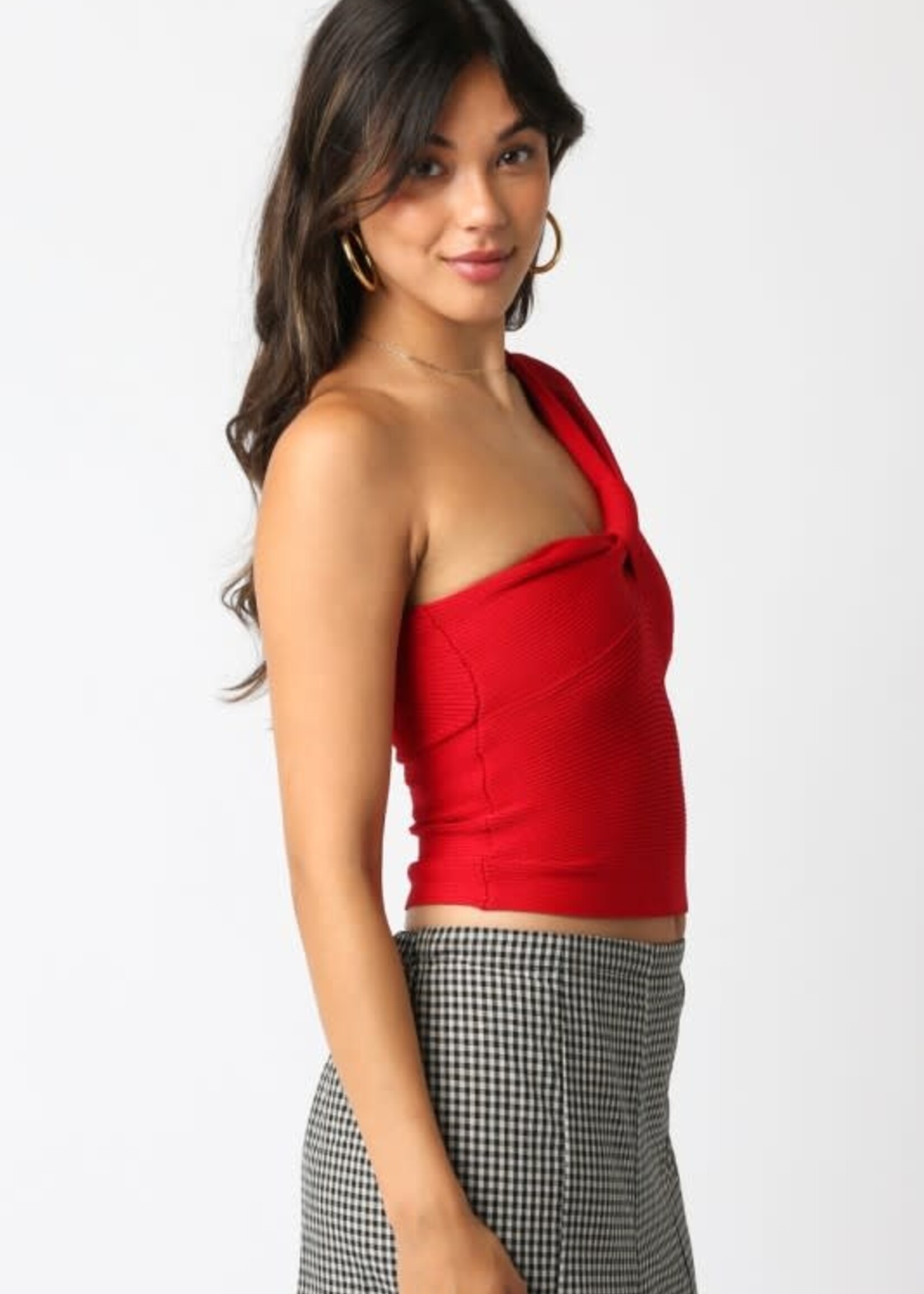 One Shoulder Top (2 Colors)