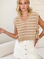 Stripe and Tie Top (5 Colors)