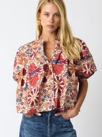 Pretty Fall Pattern Top