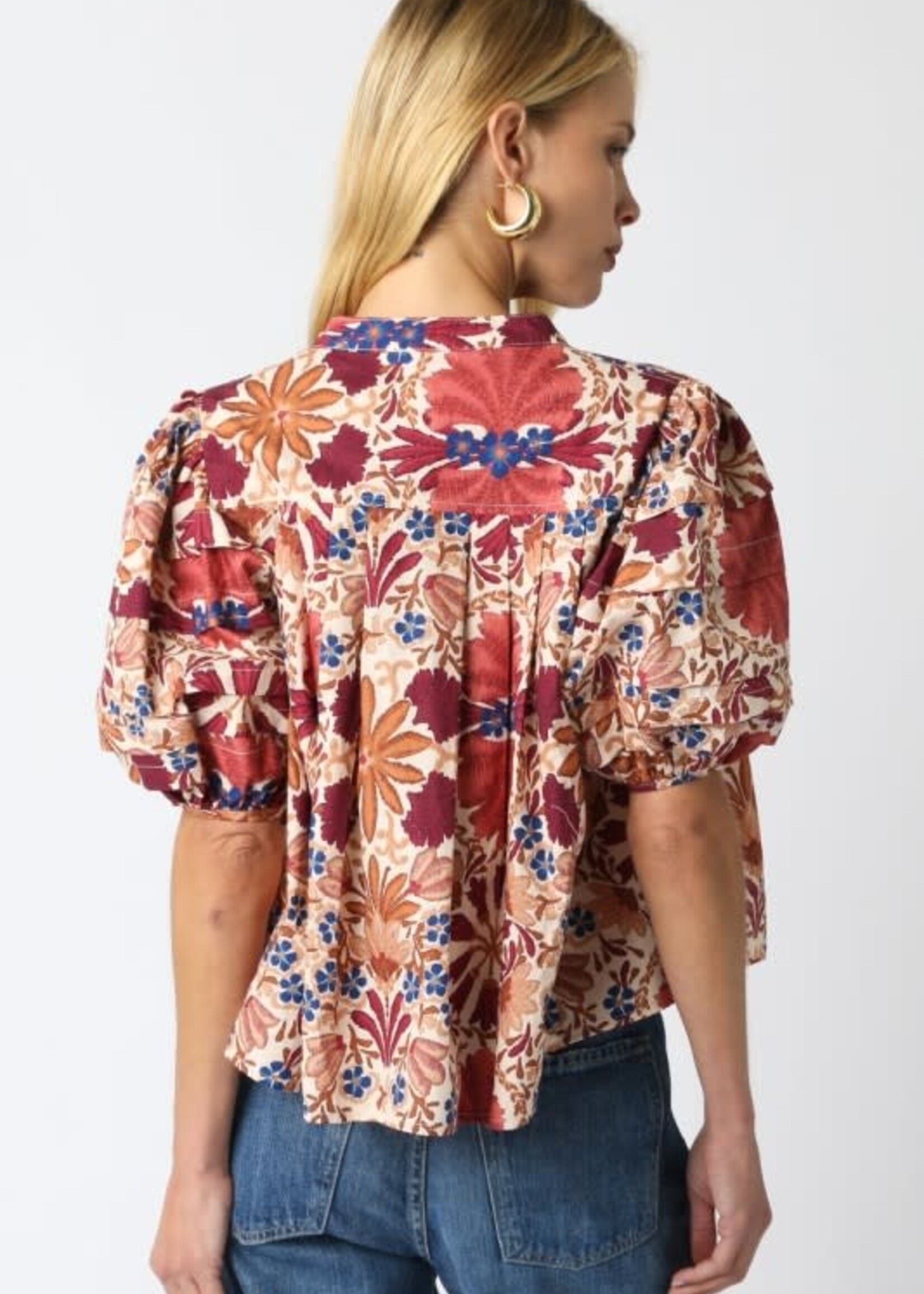 Pretty Fall Pattern Top