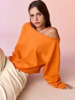 Off Shoulder Sweatshirt (6 Colors)