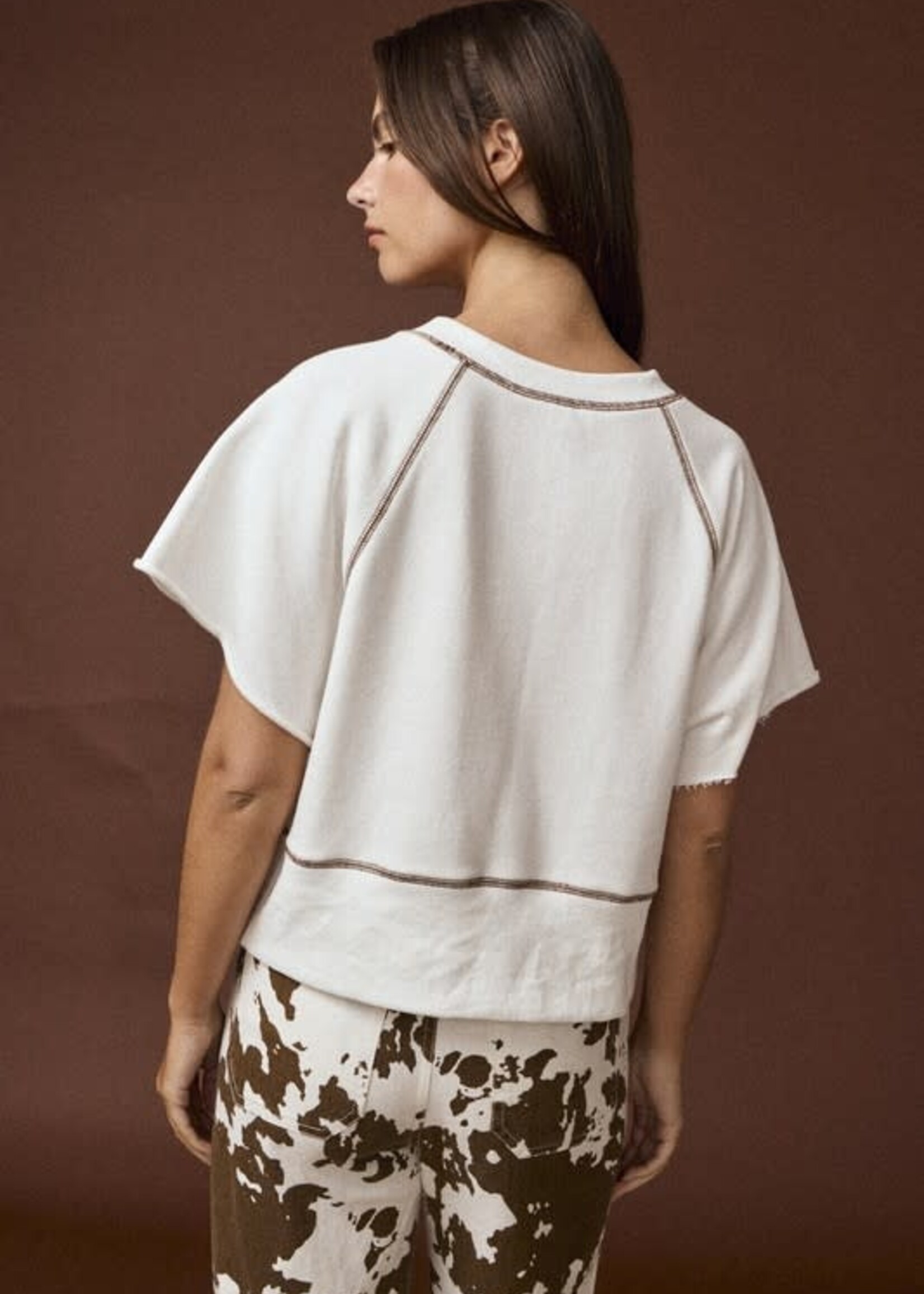 Football Bow Sweatshirt