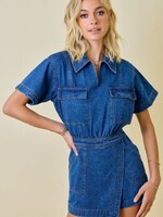 Cute Denim Romper