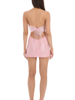 Pink Sparkle and Bow Dress