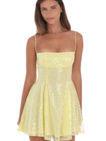Yellow Sparkle Dress