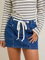 Denim Details Skirt