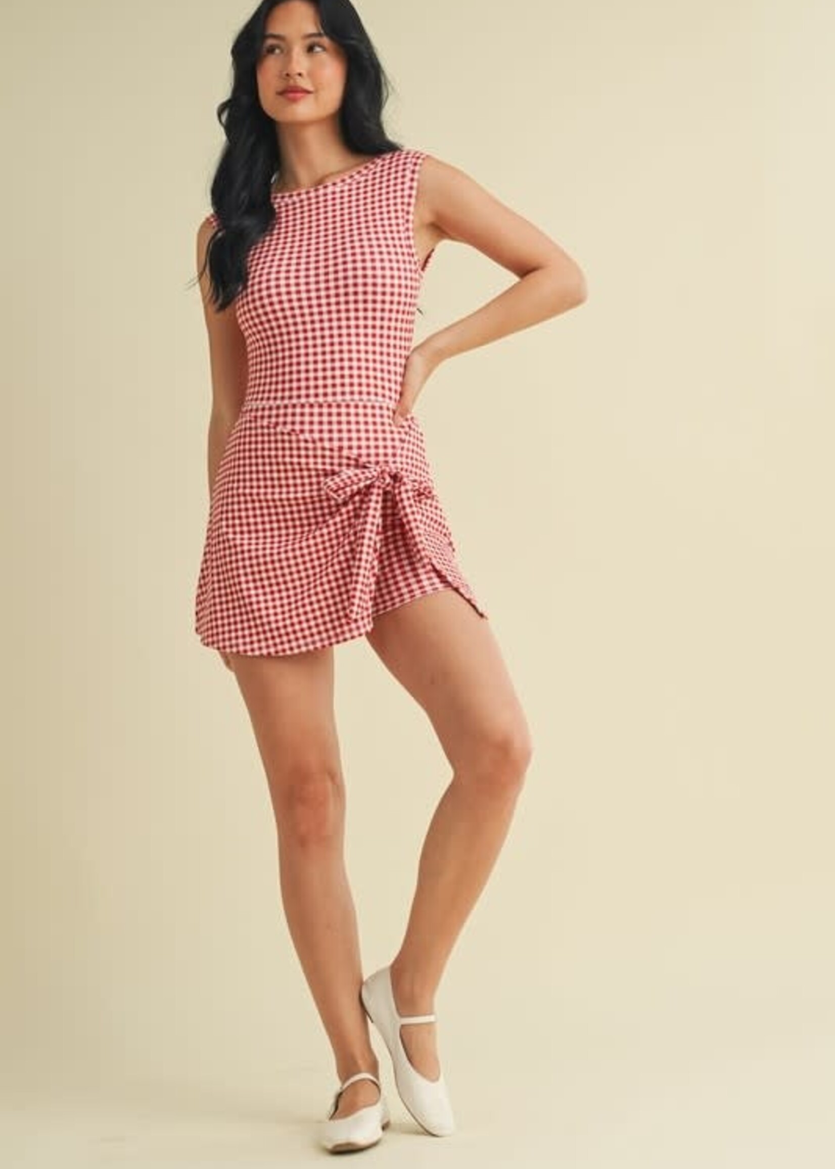 Gingham Wrap Romper (2 Colors)