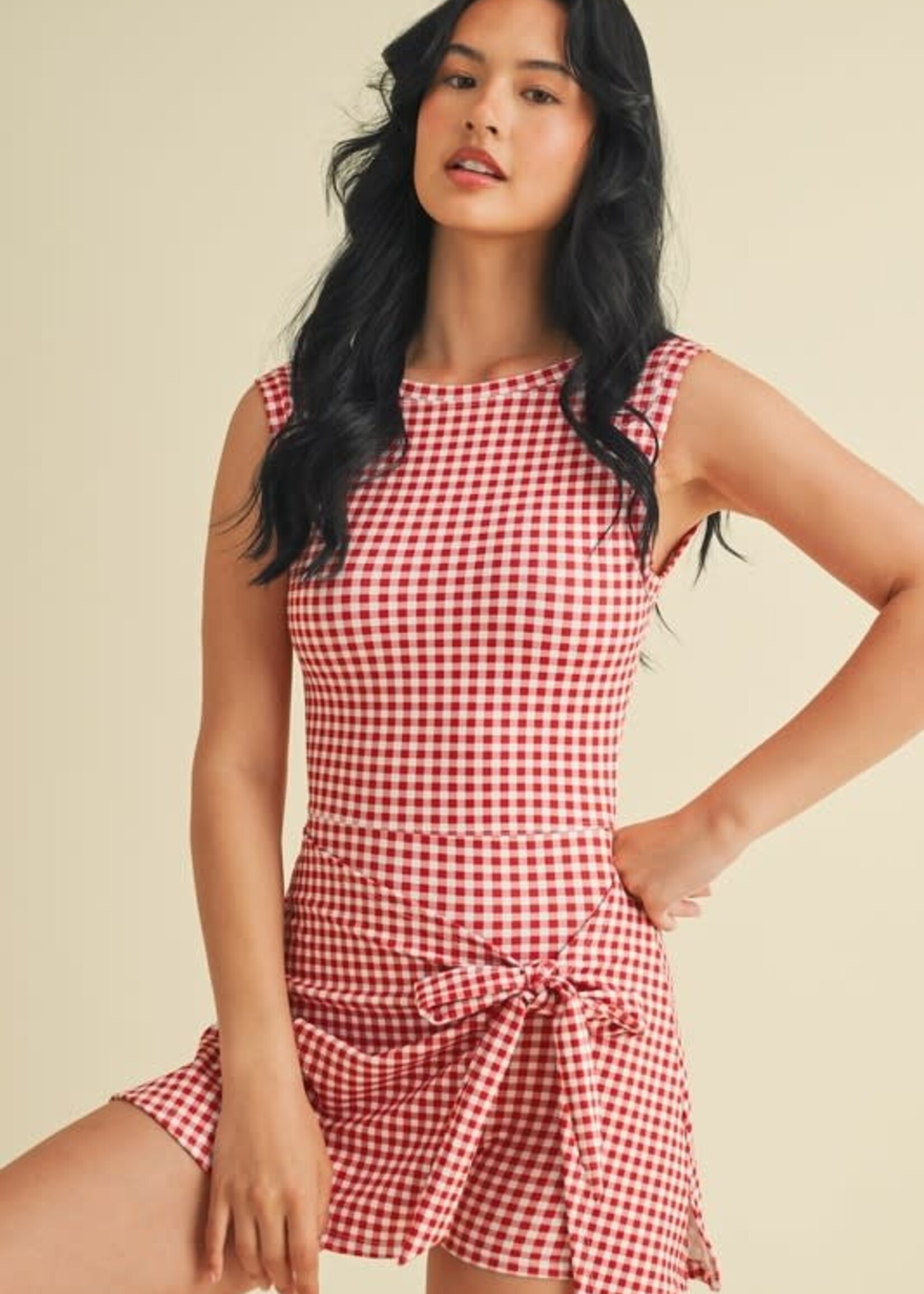 Gingham Wrap Romper (2 Colors)