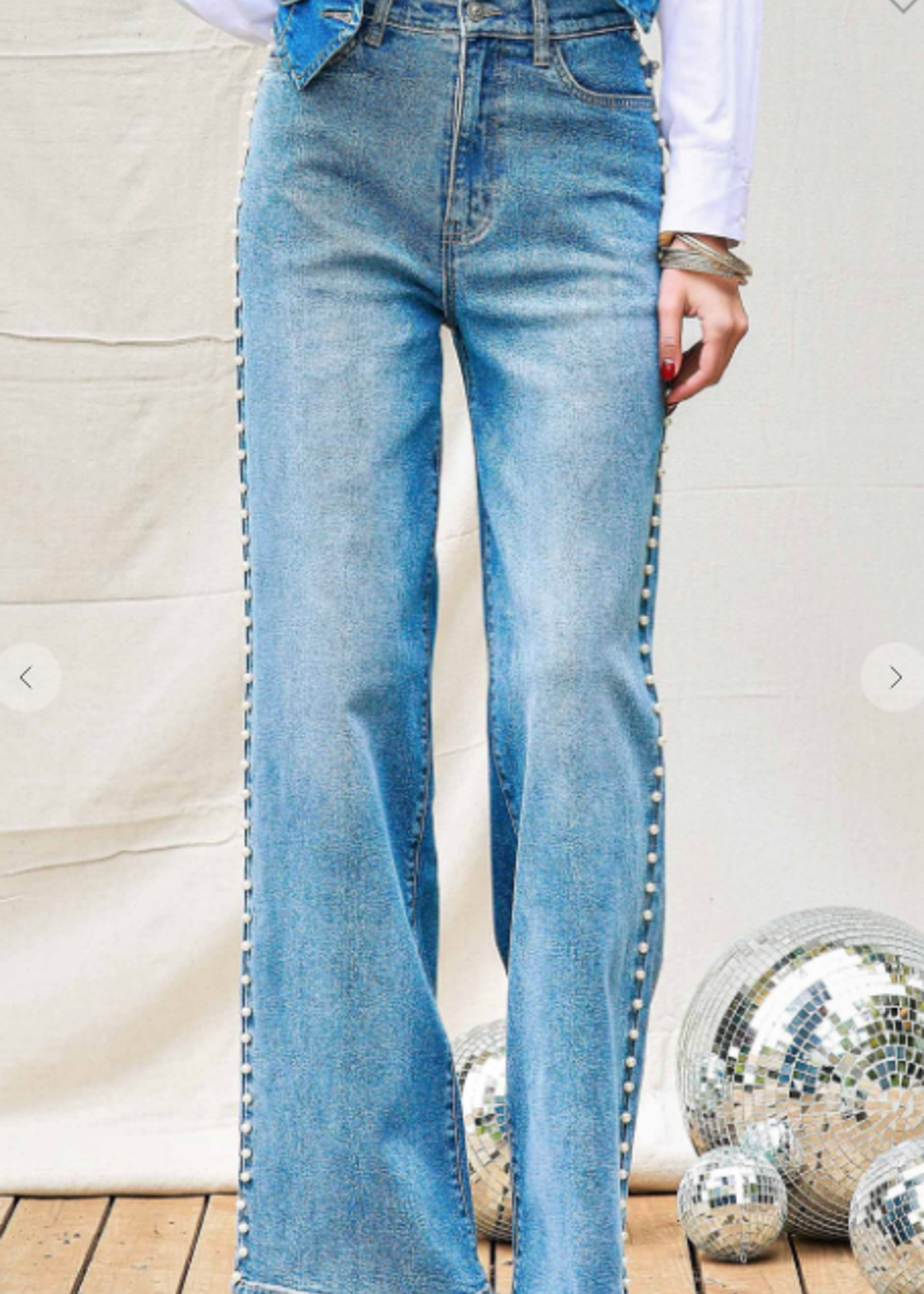 Pearl Wide Leg Denim