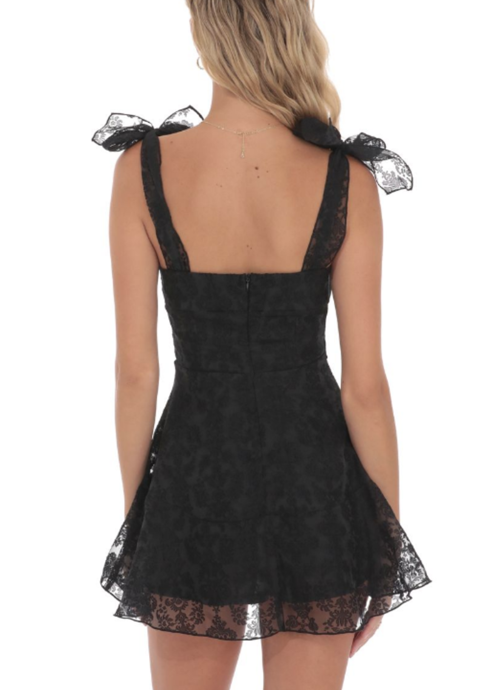 Pretty Bow Fit & Flare Dress