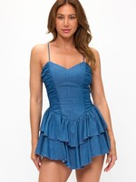 Denim Up Romper