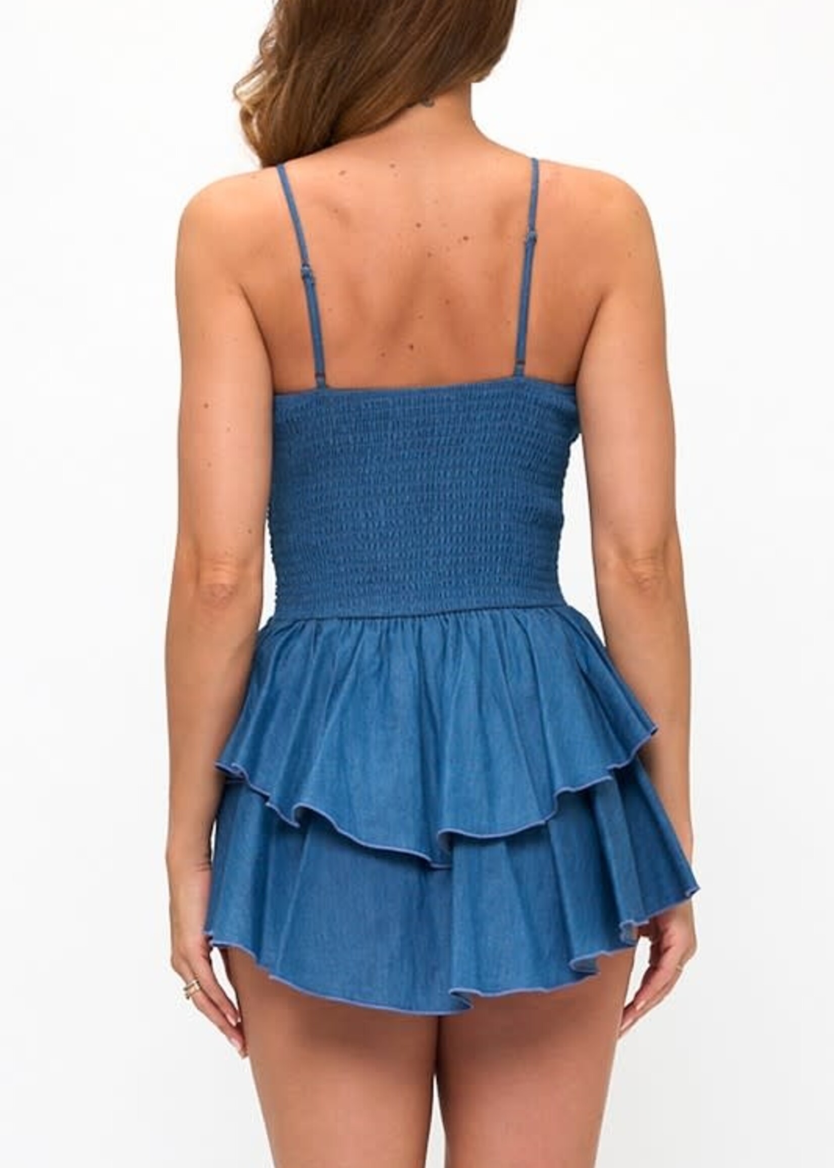 Denim Up Romper