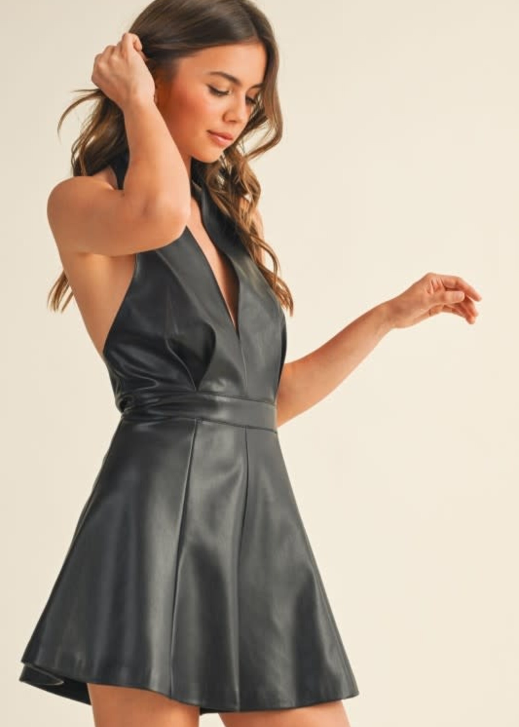 Leather Romper