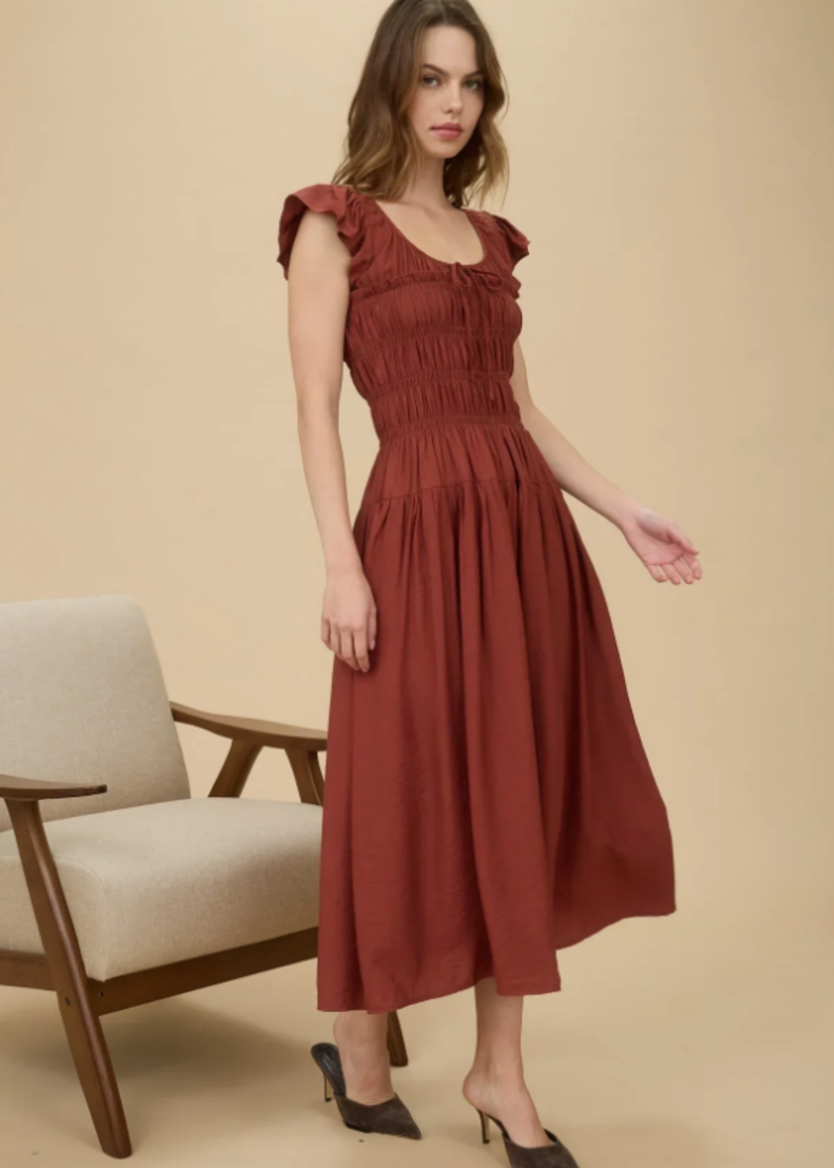 Fall Impression Midi Dress