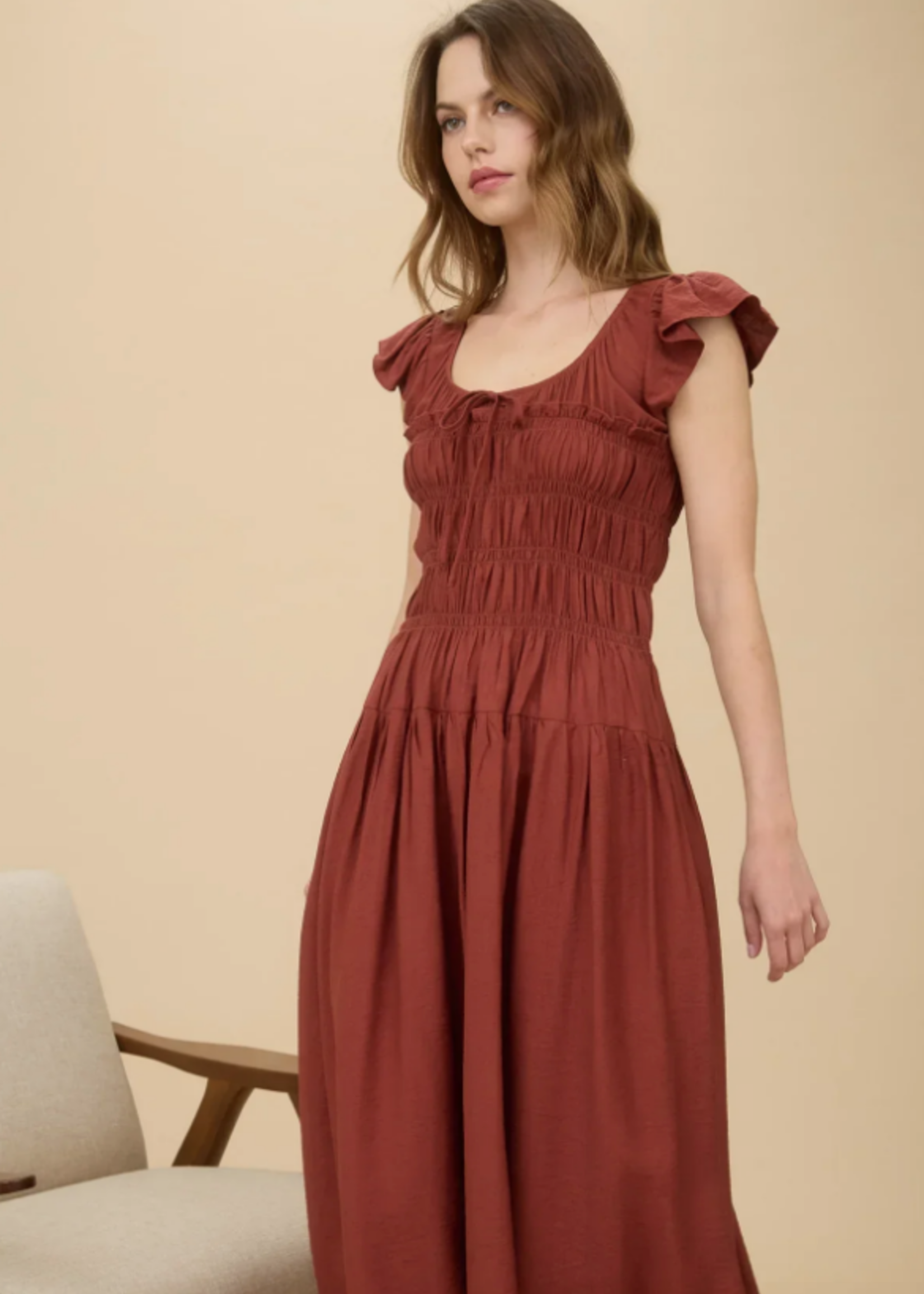 Fall Impression Midi Dress