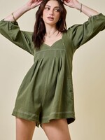 Cute Details Olive Romper